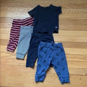 Baby boys Splendid, Gap & Carters shirt/pants 3 mo